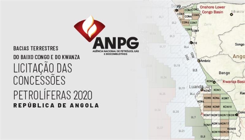 ANPG vai disponibilizar gratuitamente dados sobre blocos das bacias do Kwanza e Baixo Congo