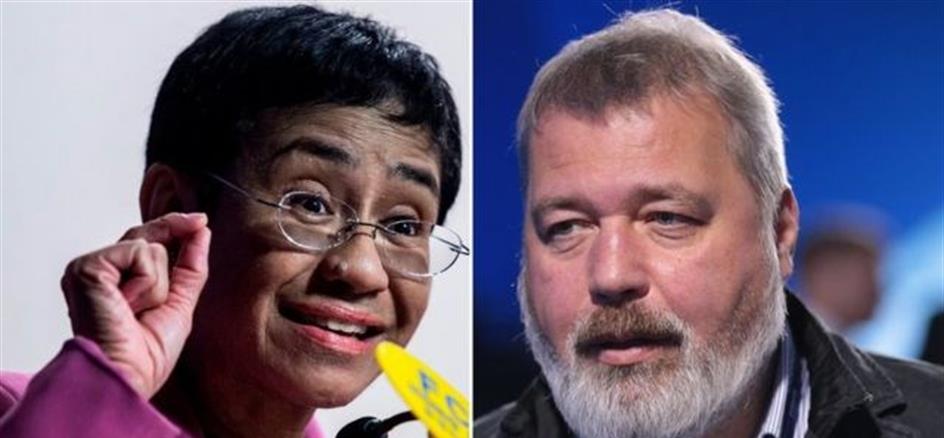Prémio Nobel da Paz para dois jornalistas e através deles para a liberdade de expressão