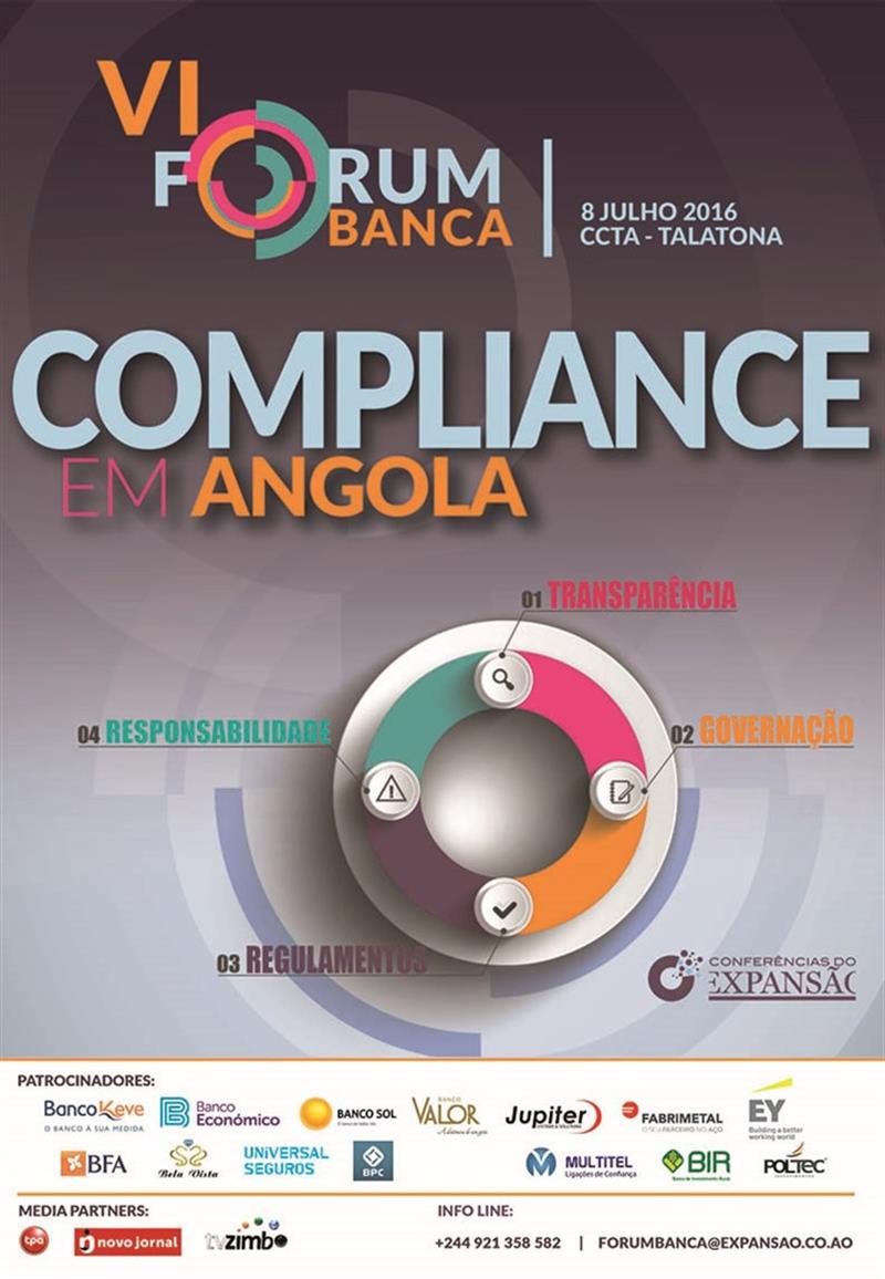 Expansão convida 25 leitores para o VI Fórum Banca sobre Compliance em Angola