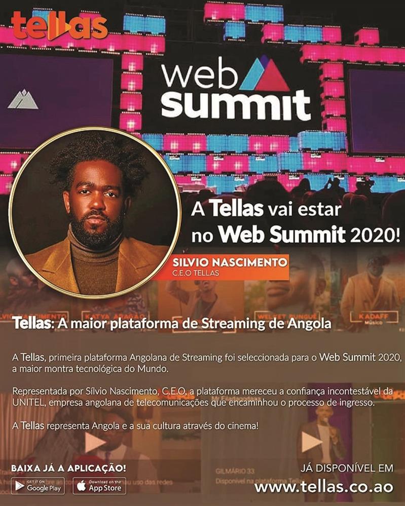 Tellas com conteúdos de Angola  na Web Summit